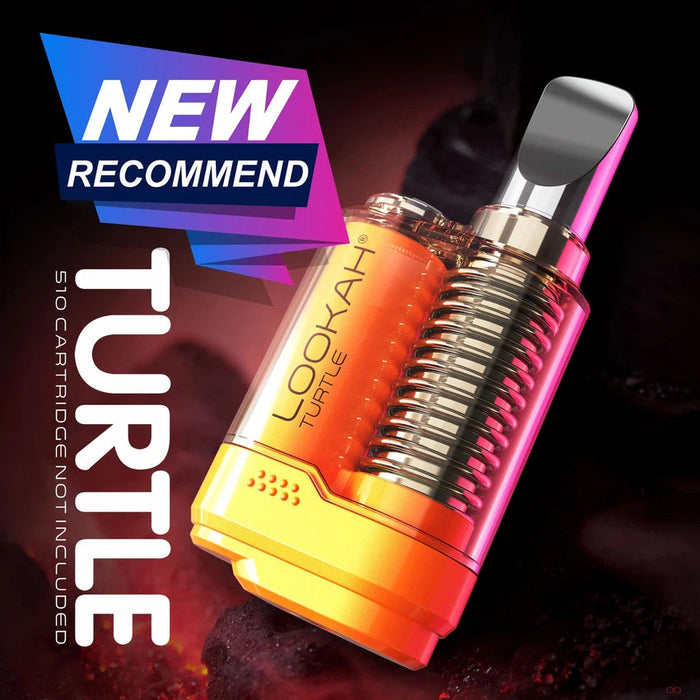 Lookah Turtle 510 Thread Vape Battery - Various Colors - (1 Count)-Vaporizers, E-Cigs, and Batteries