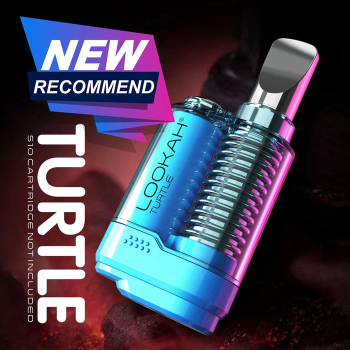 Lookah Turtle 510 Thread Vape Battery - Various Colors - (1 Count) - S MJ Wholesale Lookah Turtle 510 Thread Vape Battery - Various Colors - (1 Count) - S MJ Wholesale