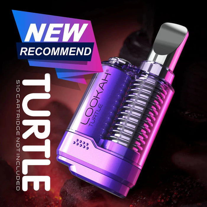 Lookah Turtle 510 Thread Vape Battery - Various Colors - (1 Count) - S MJ Wholesale Lookah Turtle 510 Thread Vape Battery - Various Colors - (1 Count) - S MJ Wholesale