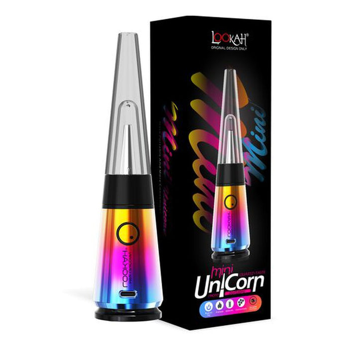 Lookah Unicorn Mini Electric Dab Rig Concentrate Vaporizer - Various Colors - (1 Count)-Vaporizers, E-Cigs, and Batteries