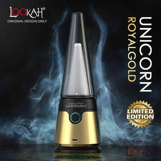 Lookah Unicorn Portable Rig Concentrate Vaporizer - Various Colors - (1 Count)-Vaporizers, E-Cigs, and Batteries