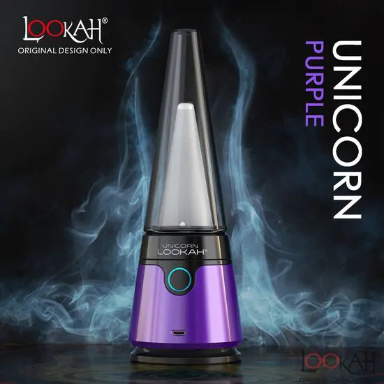 Lookah Unicorn Portable Rig Concentrate Vaporizer - Various Colors - (1 Count)-Vaporizers, E-Cigs, and Batteries