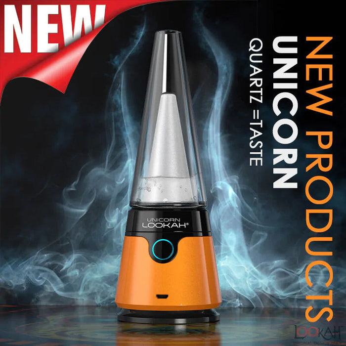 Lookah Unicorn Portable Rig Concentrate Vaporizer - Various Colors - (1 Count)-Vaporizers, E-Cigs, and Batteries
