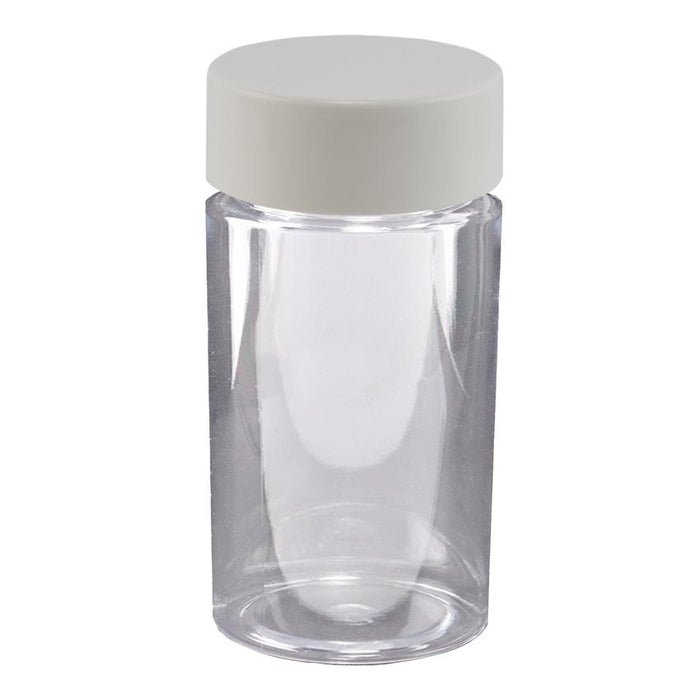 Loud Lock Plastic Jar w/ Cap - 75mm / 43mm - 100pc - Child Resistant-Plastic Jars