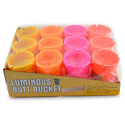 Luminos Butt Buckets Cup Ashtray V1 - (12 Count Display)-Rolling Trays and Accessories