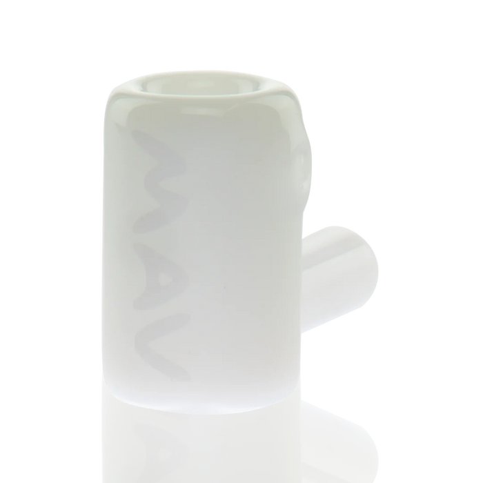 Mav Glass 2.5" Mini Hammer Hand Pipe - Available In White - (1 Count)-Hand Glass, Rigs, & Bubblers