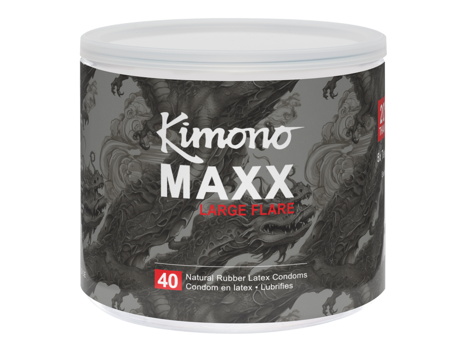 Maxx Condoms Large Flare Display Bowl-40Pack-PERSONAL HEALTH > Condoms