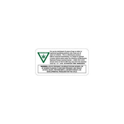 Michigan Full Compliance Label (2" x 1" or 3" x 1")-Prescription Labels & State Compliant Labels