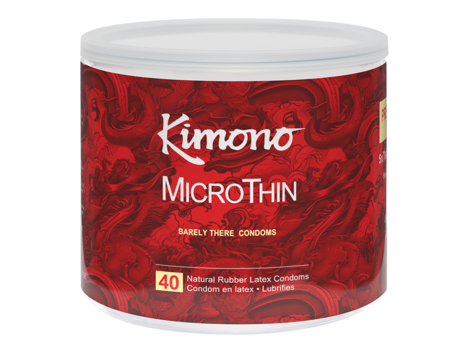 Microthin Condoms Ultra Thin Display Bowl-40Pack-PERSONAL HEALTH > Condoms