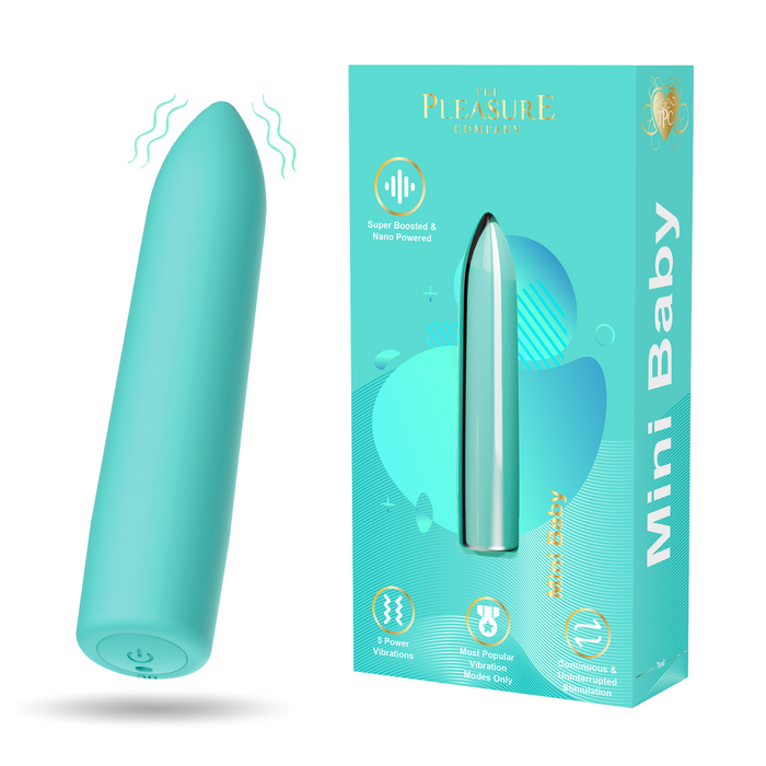 Mini Baby Bullet Vibe - Teal-Vibrators