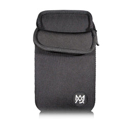 Mj Arsenal Padded Zipper Pouch - Black - (1 Count)-Hand Glass, Rigs, & Bubblers