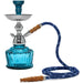 Mya QT 12" Hookah | Chrome Round Basket - Various Colors - (1 Count)-Hand Pipes, Rigs, & Bubblers