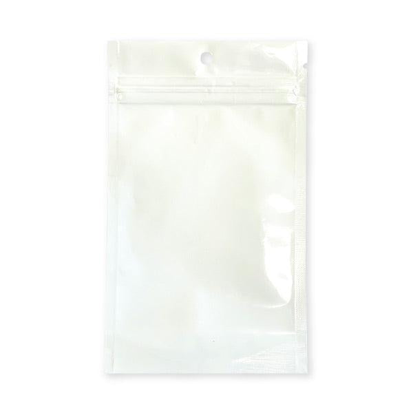 Mylar Bag 1/4 Oz or 7 Grams - With Warning - Opaque White (500 to 10,000 Count)-Mylar Smell Proof Bags