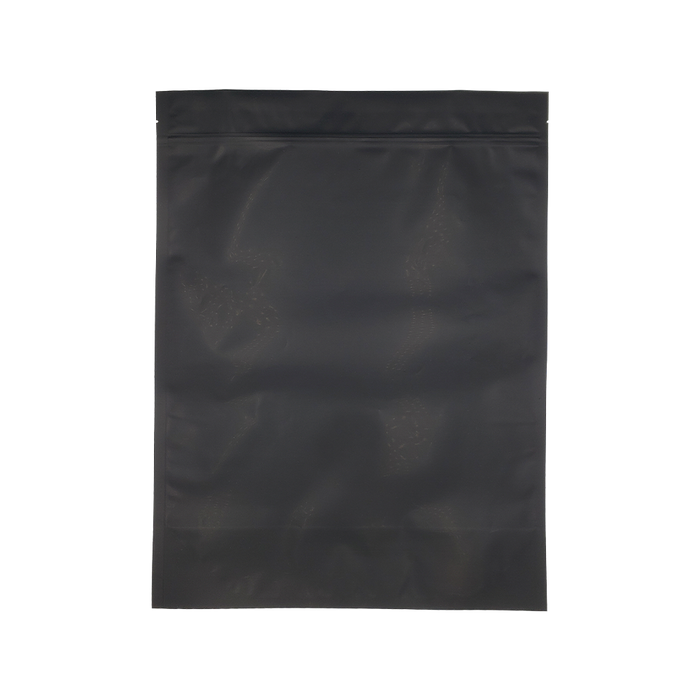 Mylar Bag Black/Black- 1 Lb - 448 Grams - 14.25" x 19" - (100 - 1000 Count)-Mylar Smell Proof Bags-MJ Wholesale