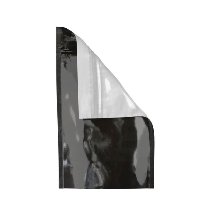 Mylar Bag Black/Clear - 1/4 Oz - 7 Grams - 3.93" x 6.7" - (100 to 50,000 Count)-Mylar Smell Proof Bags