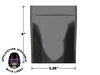 Mylar Bag Opaque Black - 1 Gram - 3.25" x 4" - (100 to 50,000 Count)-MYLAR SMELL PROOF BAGS
