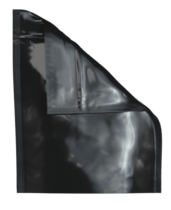 Mylar Bag Opaque Black - 1 Gram - 3.25" x 4" - (1000 to 50,000 Count)-Mylar Smell Proof Bags