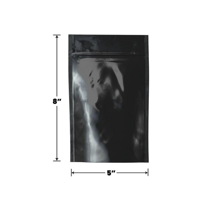 Mylar Bag Opaque Black - 1/2 Oz - 14 Grams - (1000 to 50,000 Count)-Mylar Smell Proof Bags