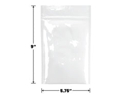 Mylar Bag Opaque White - 1 Oz - 28 Grams - (100 to 50,000 Count)-MYLAR SMELL PROOF BAGS