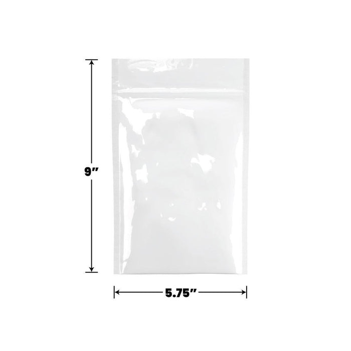 Mylar Bag Opaque White - 1 Oz - 28 Grams - (1000 to 50,000 Count)-Mylar Smell Proof Bags
