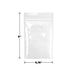 Mylar Bag Opaque White - 1 Oz - 28 Grams - (1000 to 50,000 Count)-Mylar Smell Proof Bags