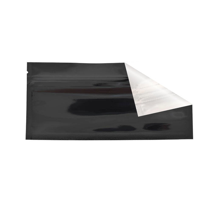 Mylar Bag Pouch 6" x 2.75" Clear/Black Preroll - (1000 to 10,000 Count)-Mylar Smell Proof Bags