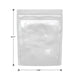 Mylar Bag White/Clear - 1 Gram - (100 to 50,000 Count)-Mylar Smell Proof Bags