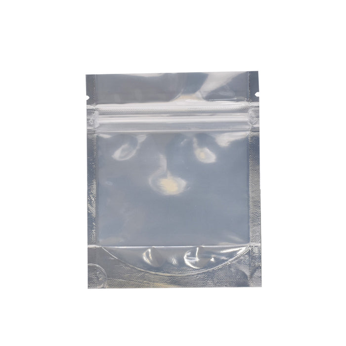 Mylar Bag White/Clear - 1 Gram - (1000 to 50,000 Count)-Mylar Smell Proof Bags