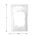 Mylar Bag White/Clear - 1 Oz - 28 Grams 5.90" x 9" - (1000 to 50,000 Count)-Mylar Smell Proof Bags