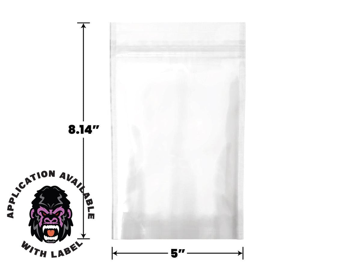 Bag King Clear Leaf Mylar Bag (1/8th to 1/4th oz)