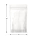 Mylar Bag White/Clear 1/2 Oz - 14 Grams - 5.1" x 7.85" - (100 to 50,000 Counts)-Mylar Smell Proof Bags
