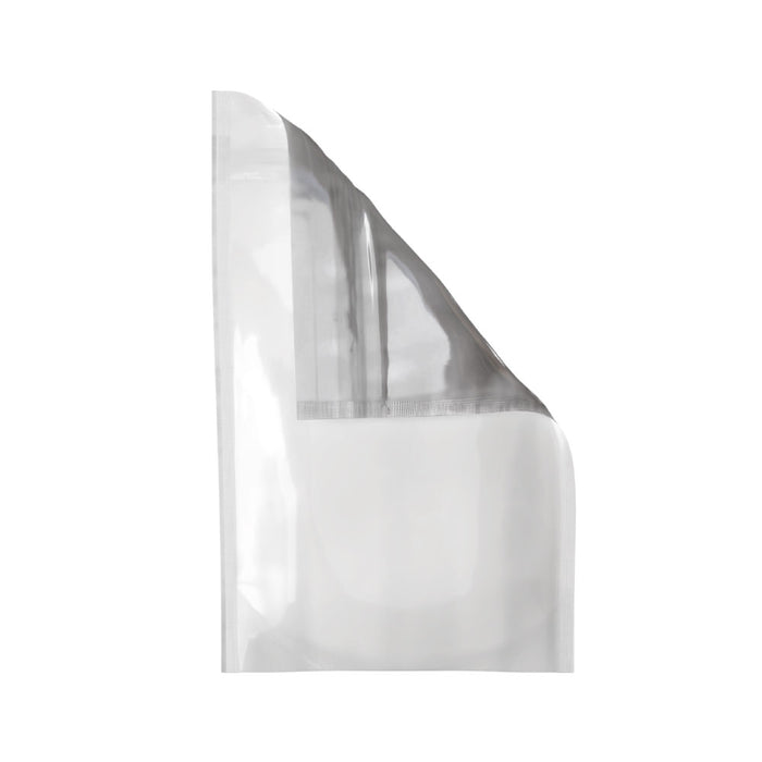 Mylar Bag White/Clear 1/2 Oz - 14 Grams - 5.1" x 7.85" - (100 to 50,000 Counts)-Mylar Smell Proof Bags