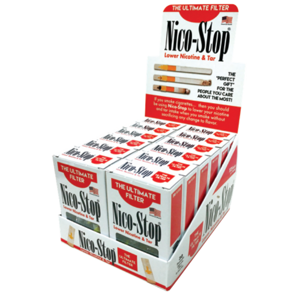 fpn for dropping cigarette Nico Stop Filters - 30 Filters Per Box - (12 Box Display)