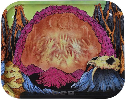 OCB Rolling Tray - Early Man - (Medium or Large) - 1 Count-Rolling Trays and Accessories