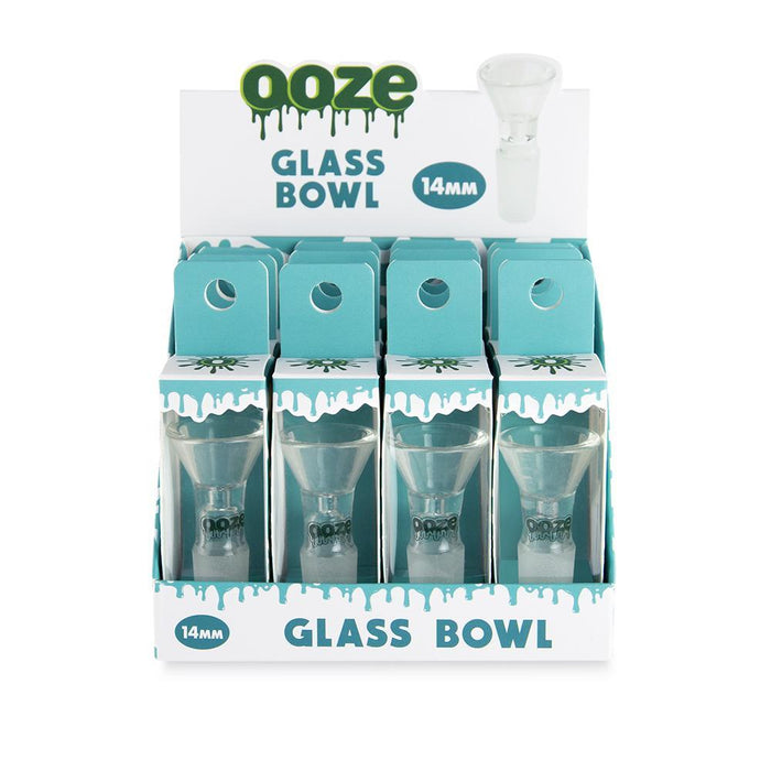 OOZE 14mm Male Glass Quartz Bowl - (12 Count Display)-Hand Pipes, Rigs, & Bubblers