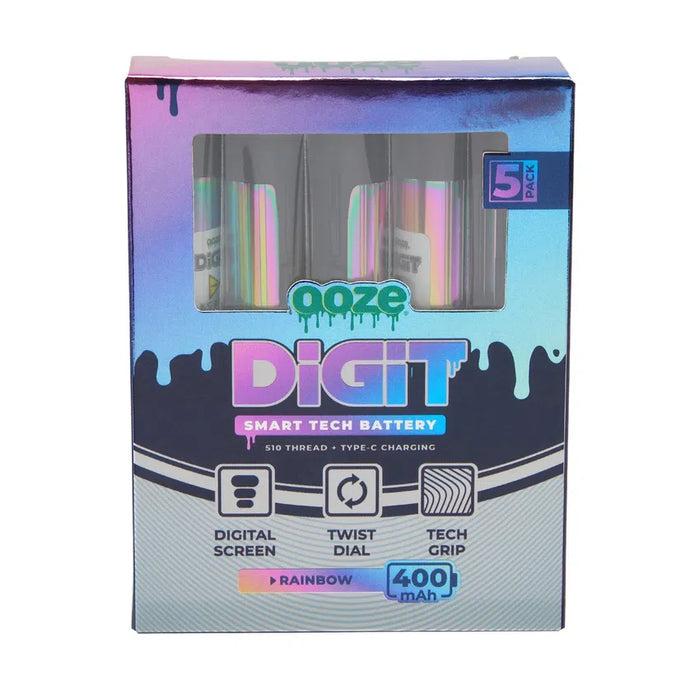 OOZE - 510 Thread Digit Vape Battery Display - (24 Count) MJ Wholesale OOZE - 510 Thread Digit Vape Battery Display - (24 Count) MJ Wholesale