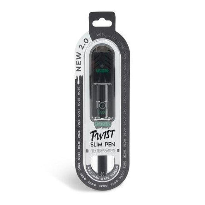 OOZE - 510 Thread New Edition Slim Twist Pen 2.0 - Various Colors - (1 or 50 Count)-Vaporizers, E-Cigs, and Batteries