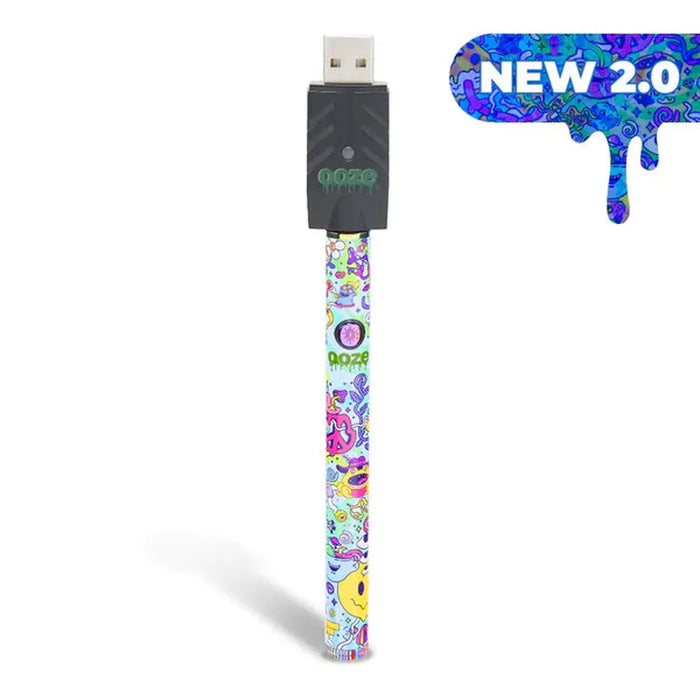 OOZE - 510 Thread New Edition Slim Twist Pen 2.0 - Various Colors - (1 or 50 Count)-Vaporizers, E-Cigs, and Batteries