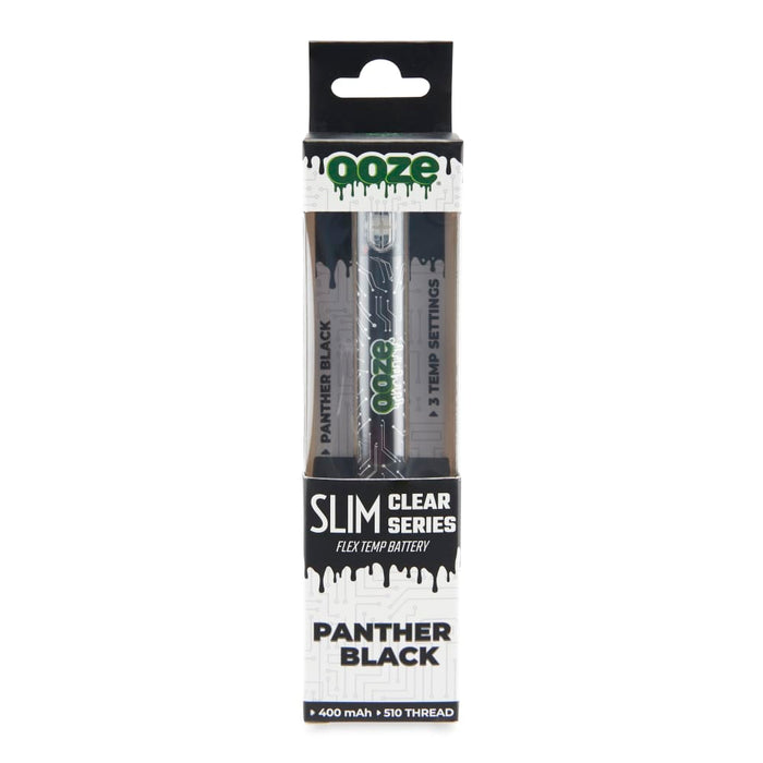 OOZE - 510 Thread Slim Clear Series Transparent Vape Battery - Various MJ Wholesale OOZE - 510 Thread Slim Clear Series Transparent Vape Battery - Various MJ Wholesale