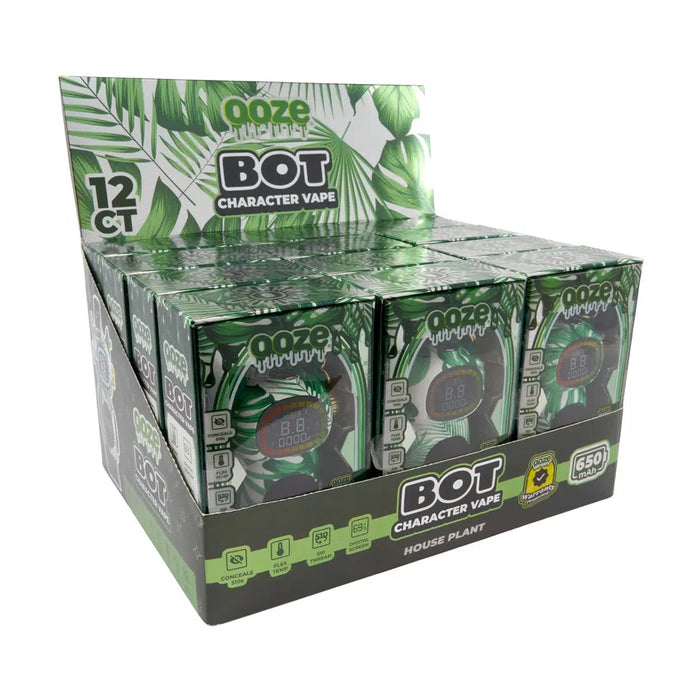 OOZE Bot - 510 Thread 650 mAh Character Vape Battery - (1 or 12 Count) MJ Wholesale OOZE Bot - 510 Thread 650 mAh Character Vape Battery - (1 or 12 Count) MJ Wholesale