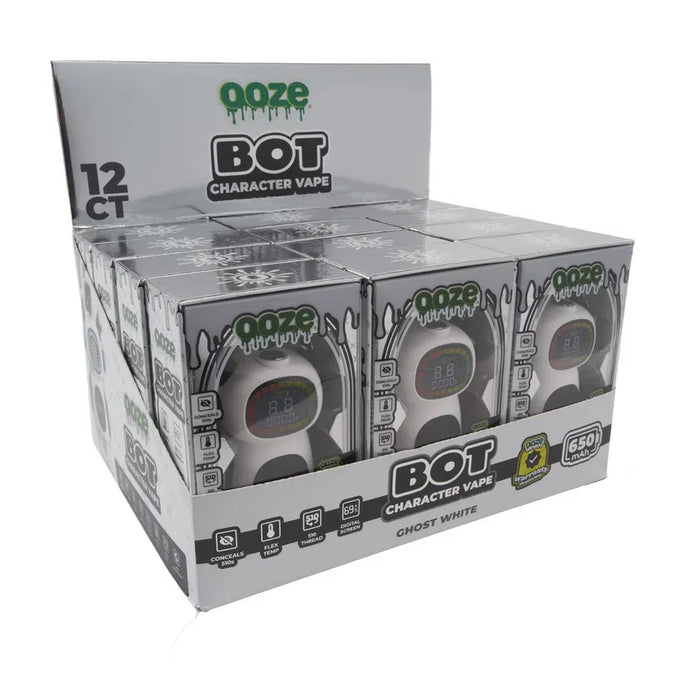 OOZE Bot - 510 Thread 650 mAh Character Vape Battery - (1 or 12 Count) MJ Wholesale OOZE Bot - 510 Thread 650 mAh Character Vape Battery - (1 or 12 Count) MJ Wholesale