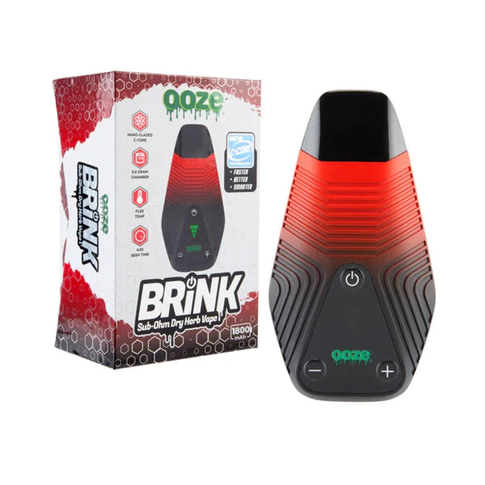 OOZE Brink 1800 MAh Dry Herb Vaporizer - Various Colors Available - (1 Count)-Hand Pipes, Rigs, & Bubblers