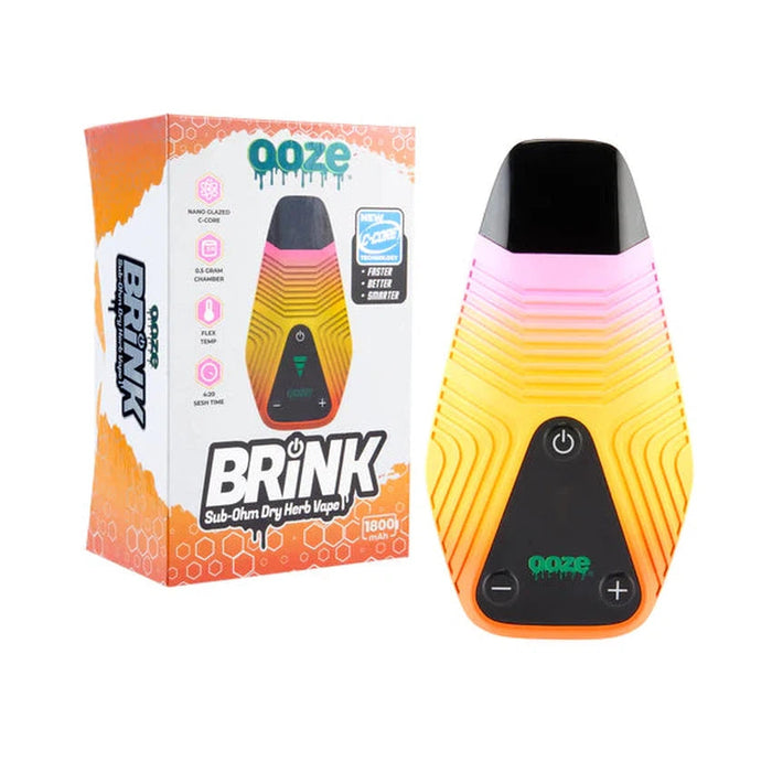 OOZE Brink 1800 MAh Dry Herb Vaporizer - Various Colors Available - (1 Count)-Hand Pipes, Rigs, & Bubblers