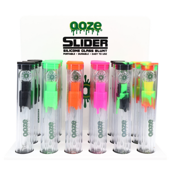 Ooze Glass Blunt Slider (18 Count Display)-Glass Blunts