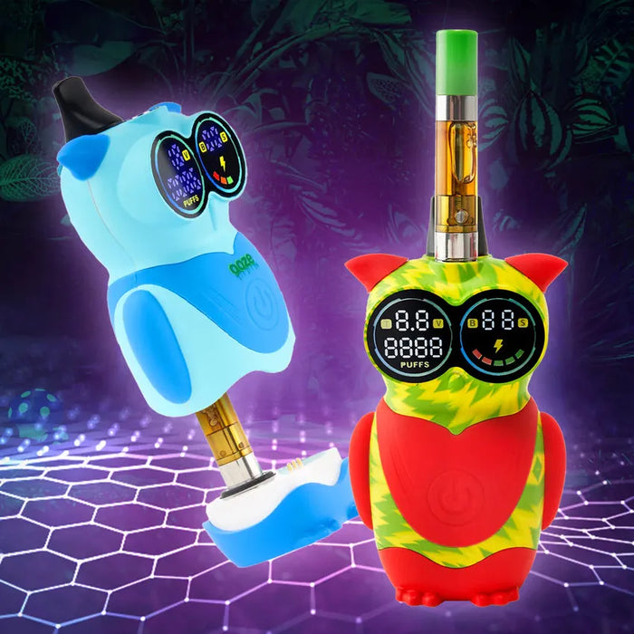 OOZE Hoot - 510 Thread 650 mAh Character Vape Battery - Various Colors - 1 Count-Vaporizers, E-Cigs, and Batteries