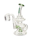 OOZE Rip Tide Mini Recycler Dab Rig - Slime Green - (1 Count)-Hand Pipes, Rigs, & Bubblers