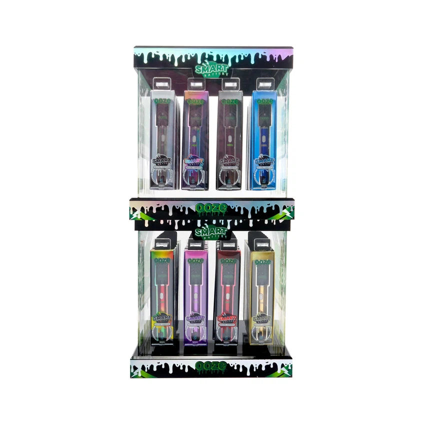 OOZE Smart 510 Thread Battery Display - Assorted Colors - (48 Count Di  MJ  Wholesale