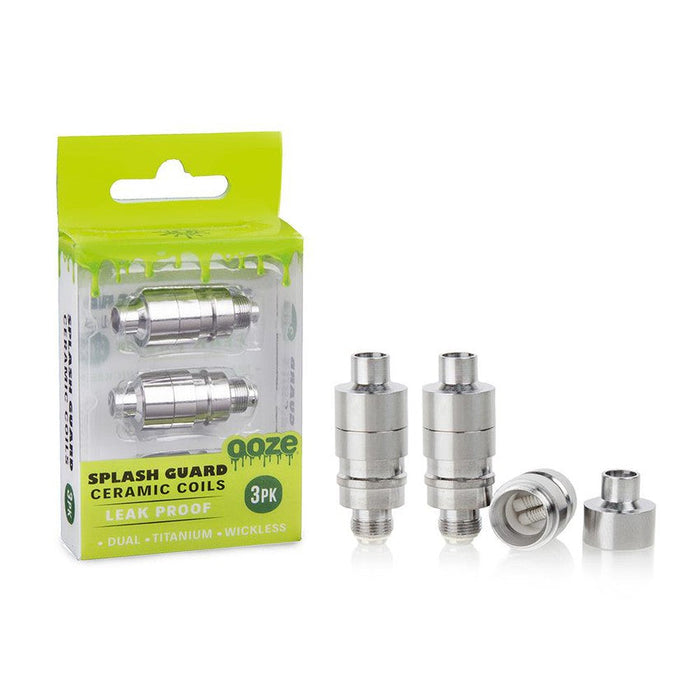 OOZE Splash Guard 510 Thread Ceramic Coils - (3 Per Pack)-Hand Pipes, Rigs, & Bubblers