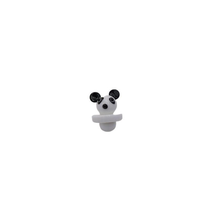 Panda Head Carb Cap - (1 Count)-Hand Pipes, Rigs, & Bubblers