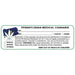 Pennsylvania "Canna Strain & Weight Label" 1" x 3" Inch 1000 Count-Prescription Labels & State Compliant Labels